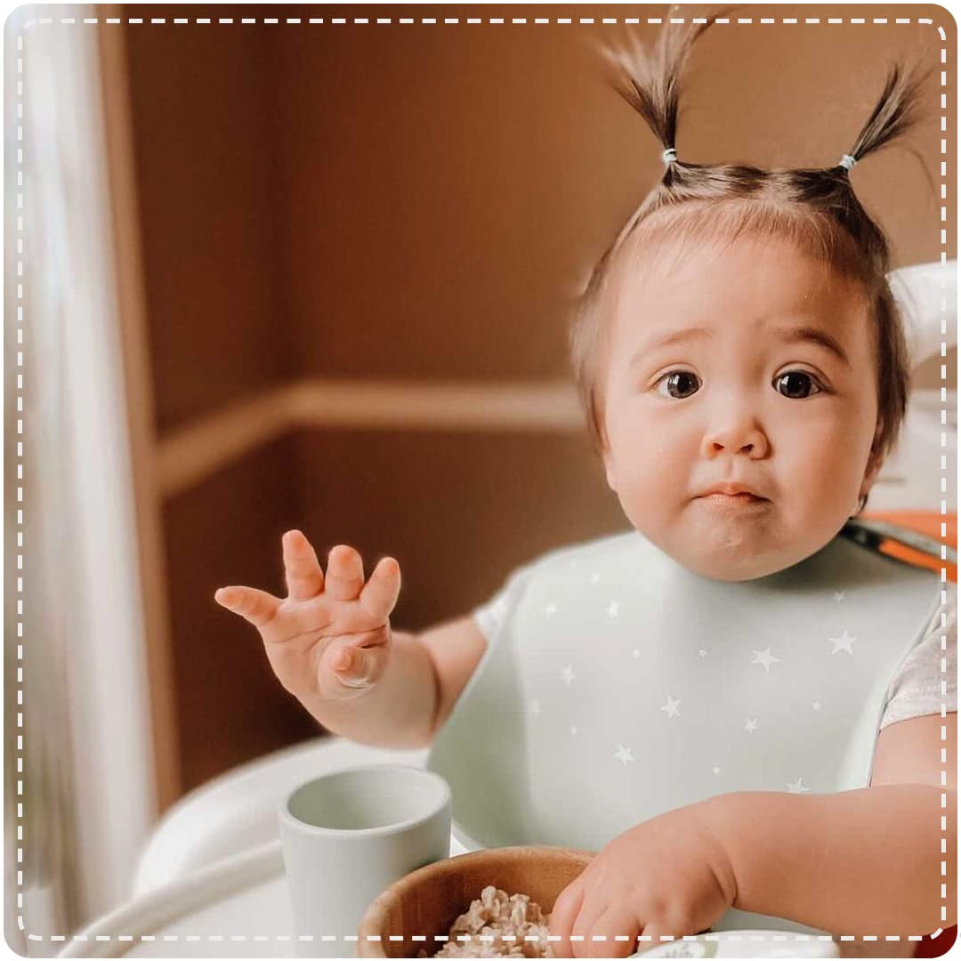 Silicone Bib - Dishwasher Safe – BPA and Phthalate Free